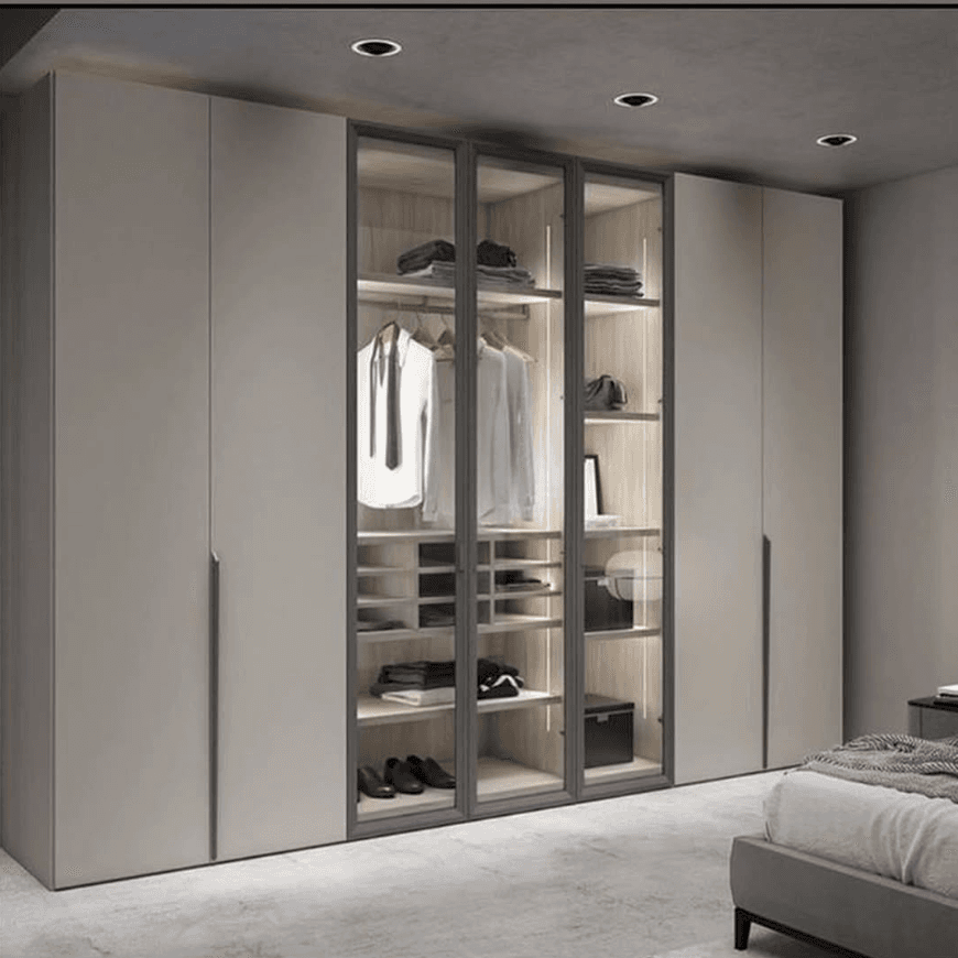 Organized Wardrobe Space