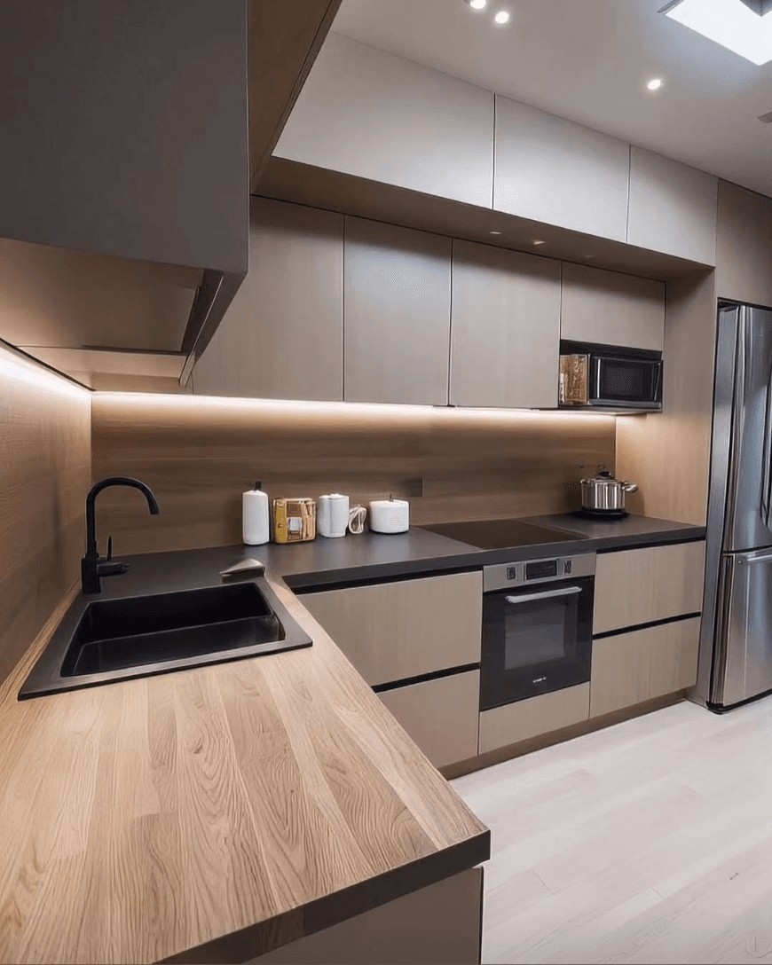 Bright Kitchen Space Design